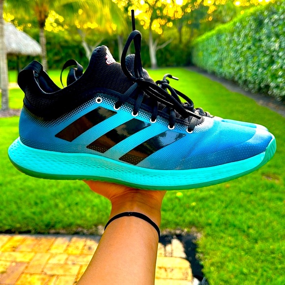 Men’s Adidas Tennis Hard Court Sneakers |   Defiant Generation - Picture 1 of 2